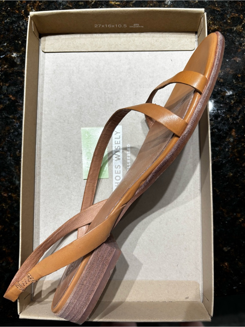 Madewell Sandals Bare Asymmetrical in Leather - Picture 4 of 5
